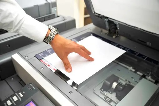 Tisk v tiskárně 